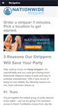 Mobile Screenshot of nationwidestrippers.com